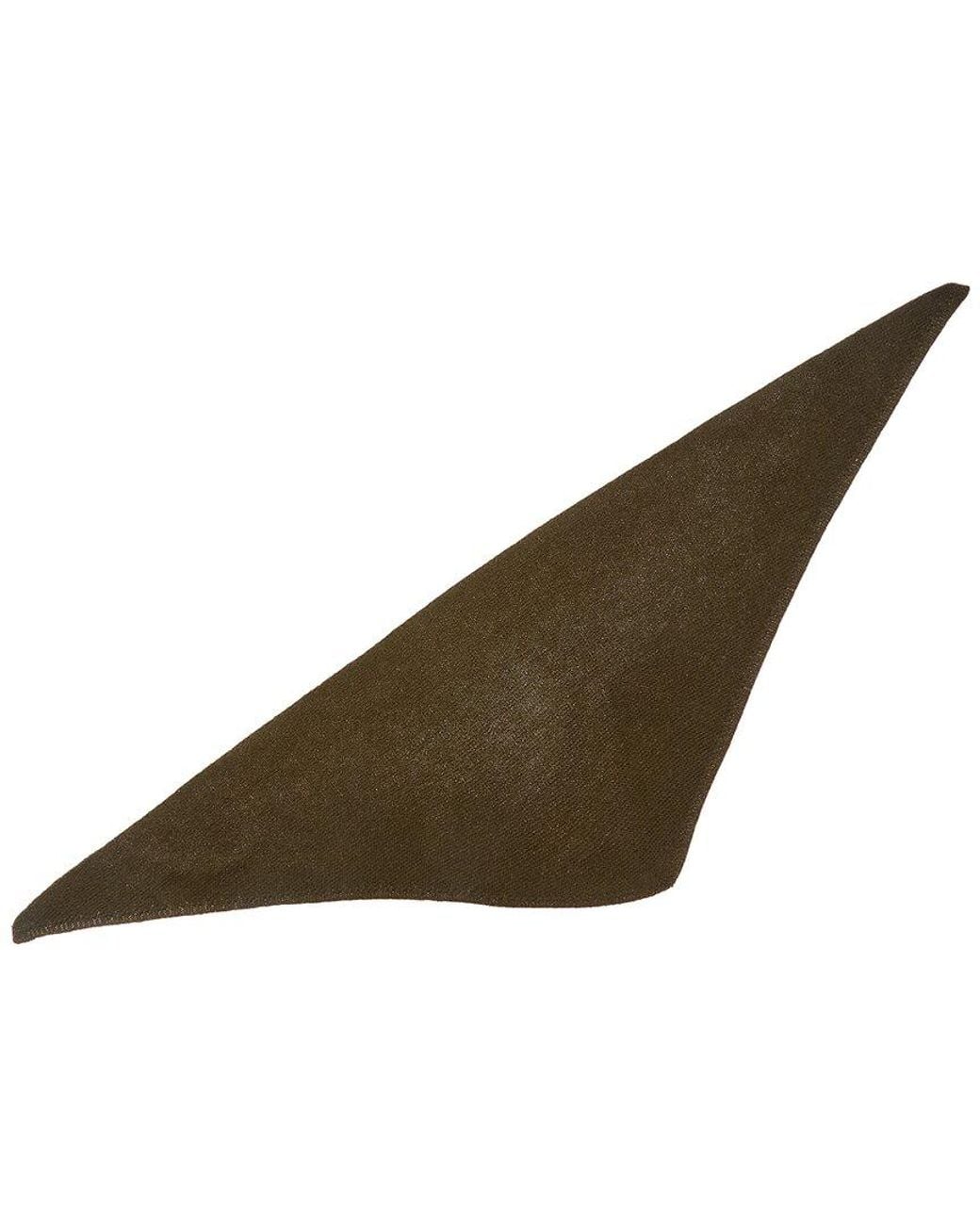 Sofiacashmere Brown Sofiacashmere Links Stitch Cashmere Bandana