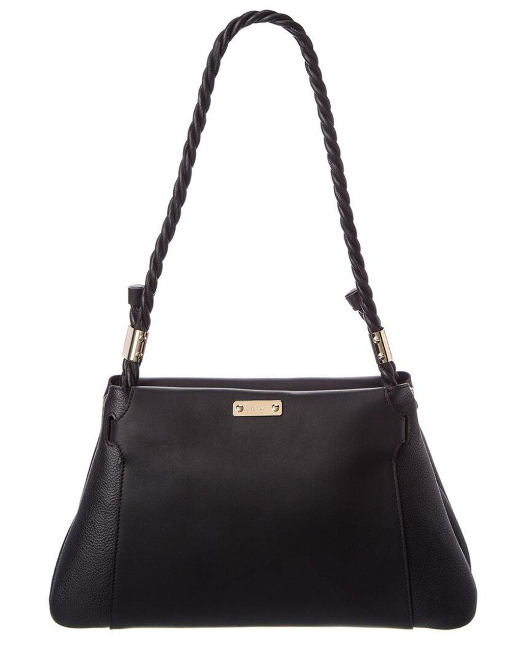 Chloé Key Medium Leather Shoulder Bag in Black Lyst