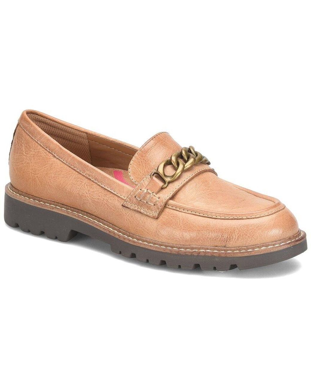 Comfortiva Natural Linz Leather Loafer