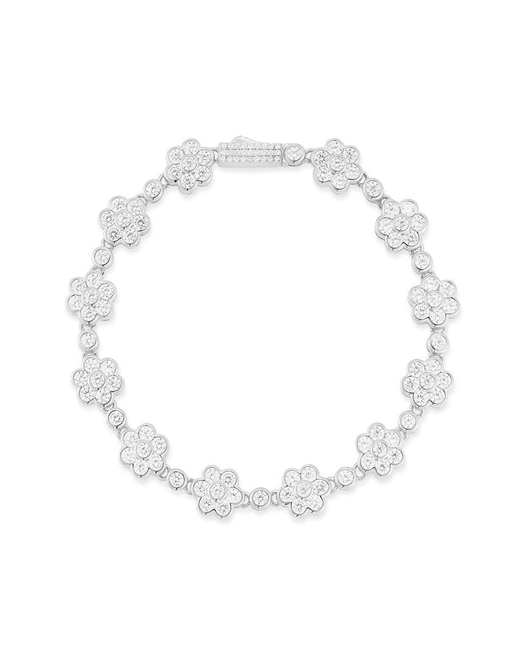 Glaze Jewelry White Cz Bracelet