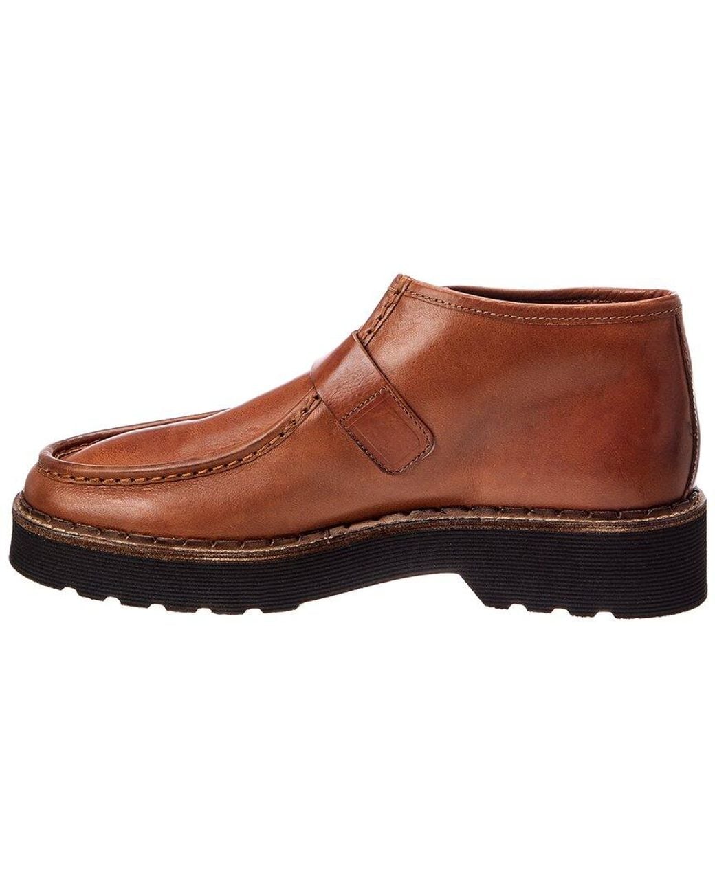 Tod's Brown Leather Boot for men