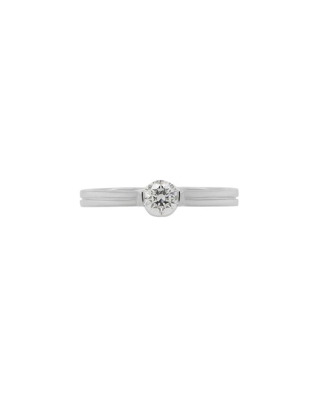 Diana M Multicolor Fine Jewelry 18k 0.25 Ct. Tw. Diamond Half-eternity Ring
