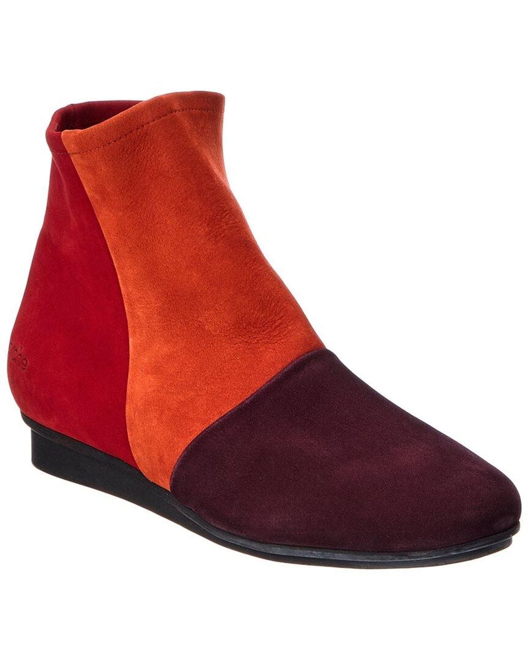 Arche Red Ninaty Leather Bootie