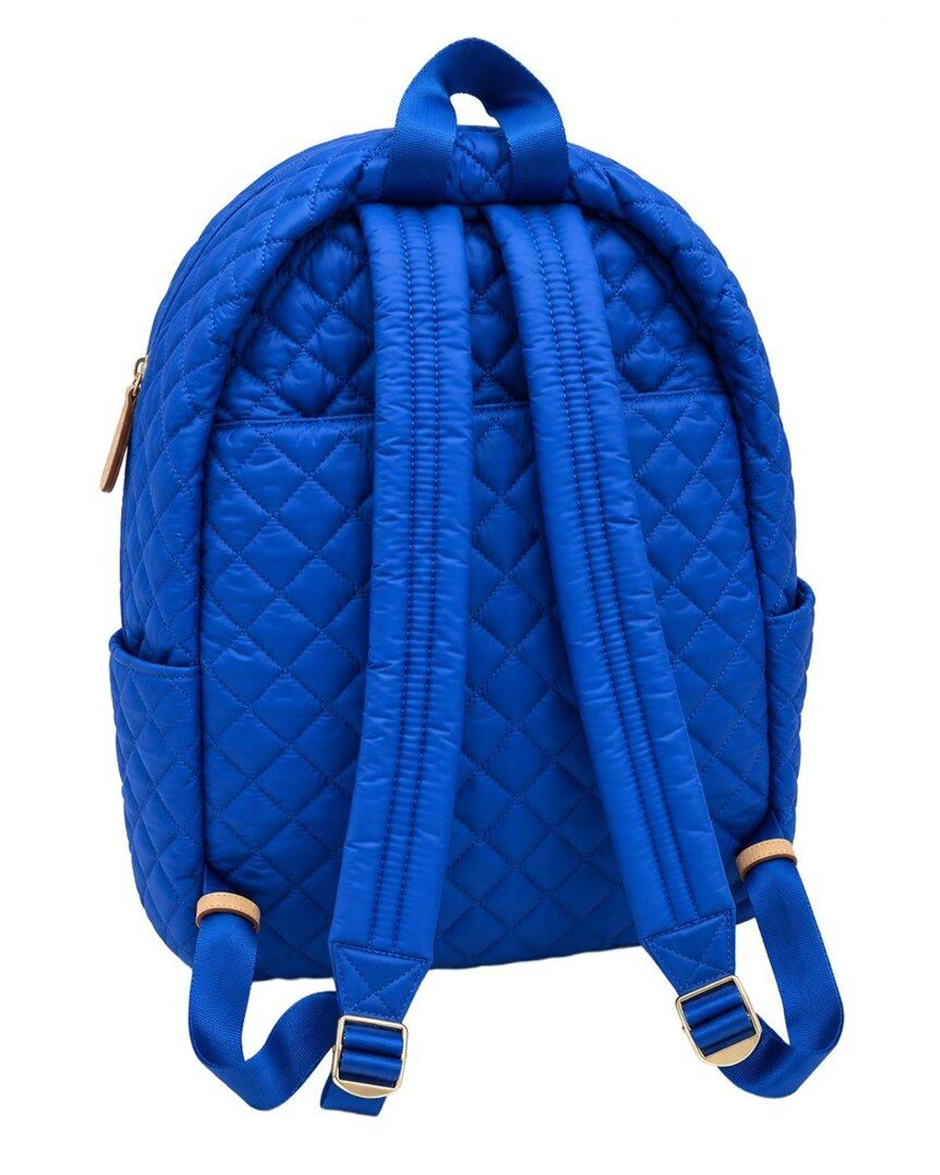 MZ Wallace Blue Metro Nylon & Leather Backpack