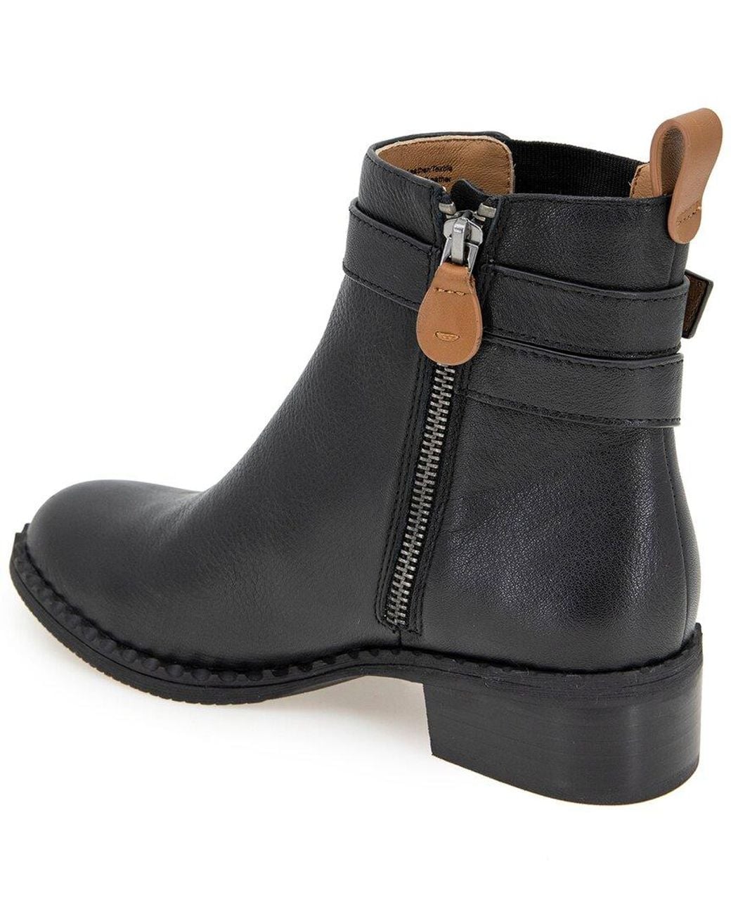 Gentle Souls Black Bolton Leather Boot