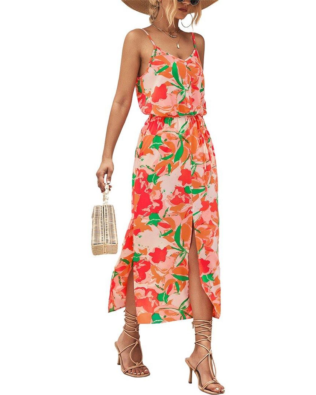 DELI S Red Midi Dress