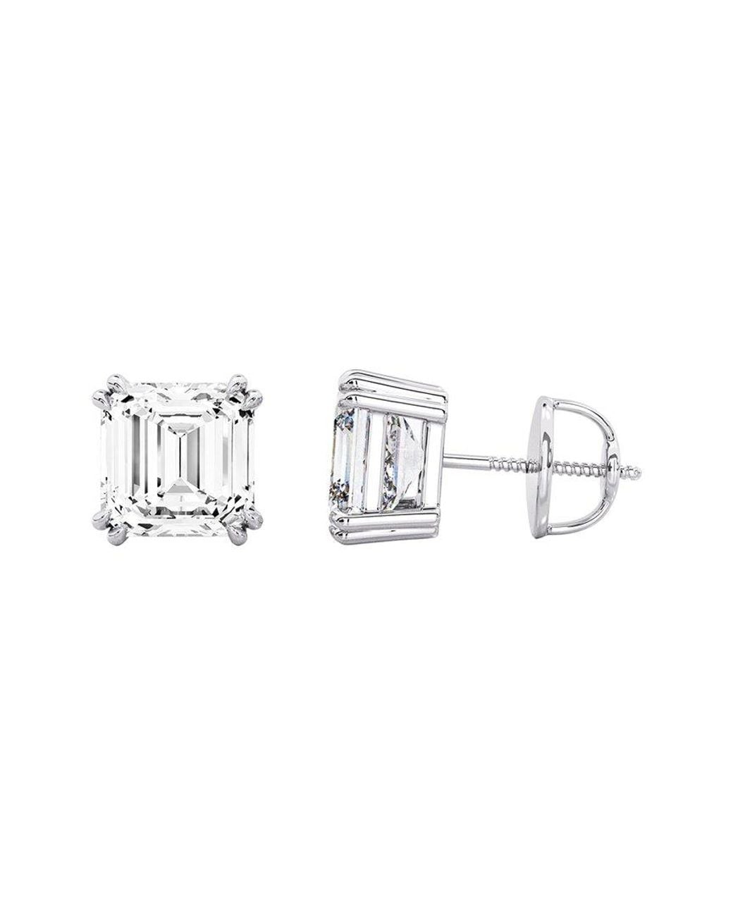 Lab Grown Diamonds White 14K 9.00 Ct. Tw. Lab-Grown Diamond Earrings