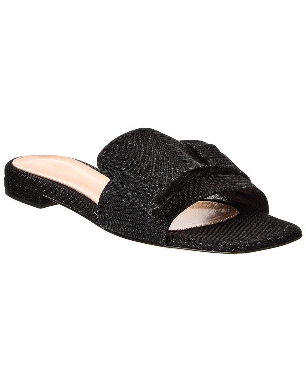 Gianvito Rossi Black Leather Sandal