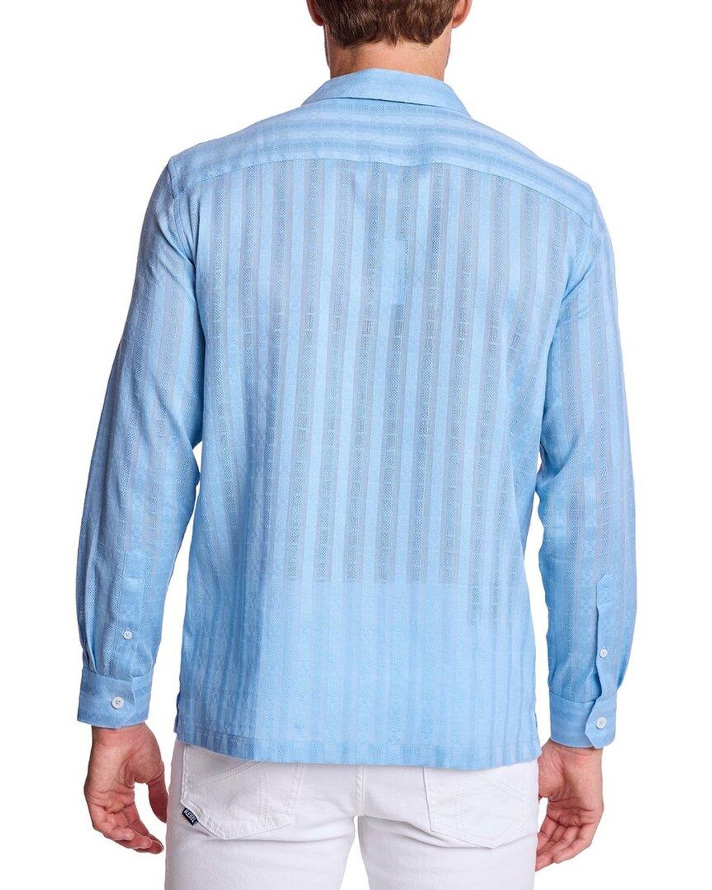 Paisley & Gray Blue Parker Shirt for men