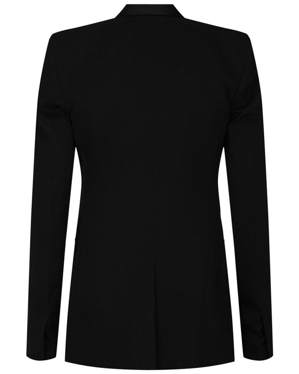 Givenchy Black Extra Fitted Single-Button Wool Blazer for men