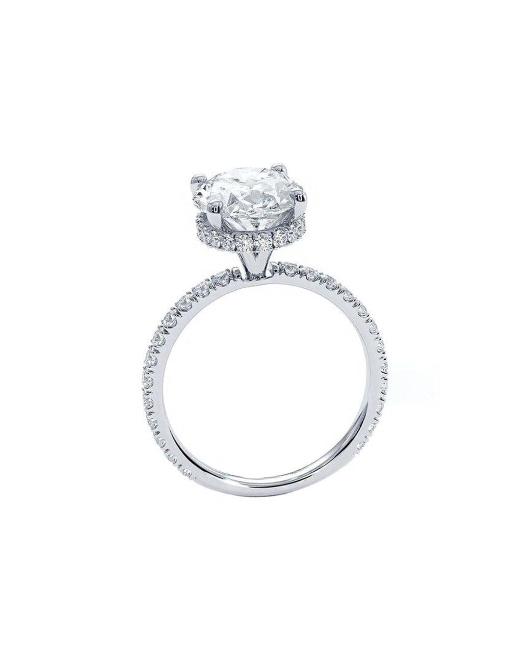 Lab Grown Diamonds White 14K 3.50 Ct. Tw. Lab-Grown Diamond Ring