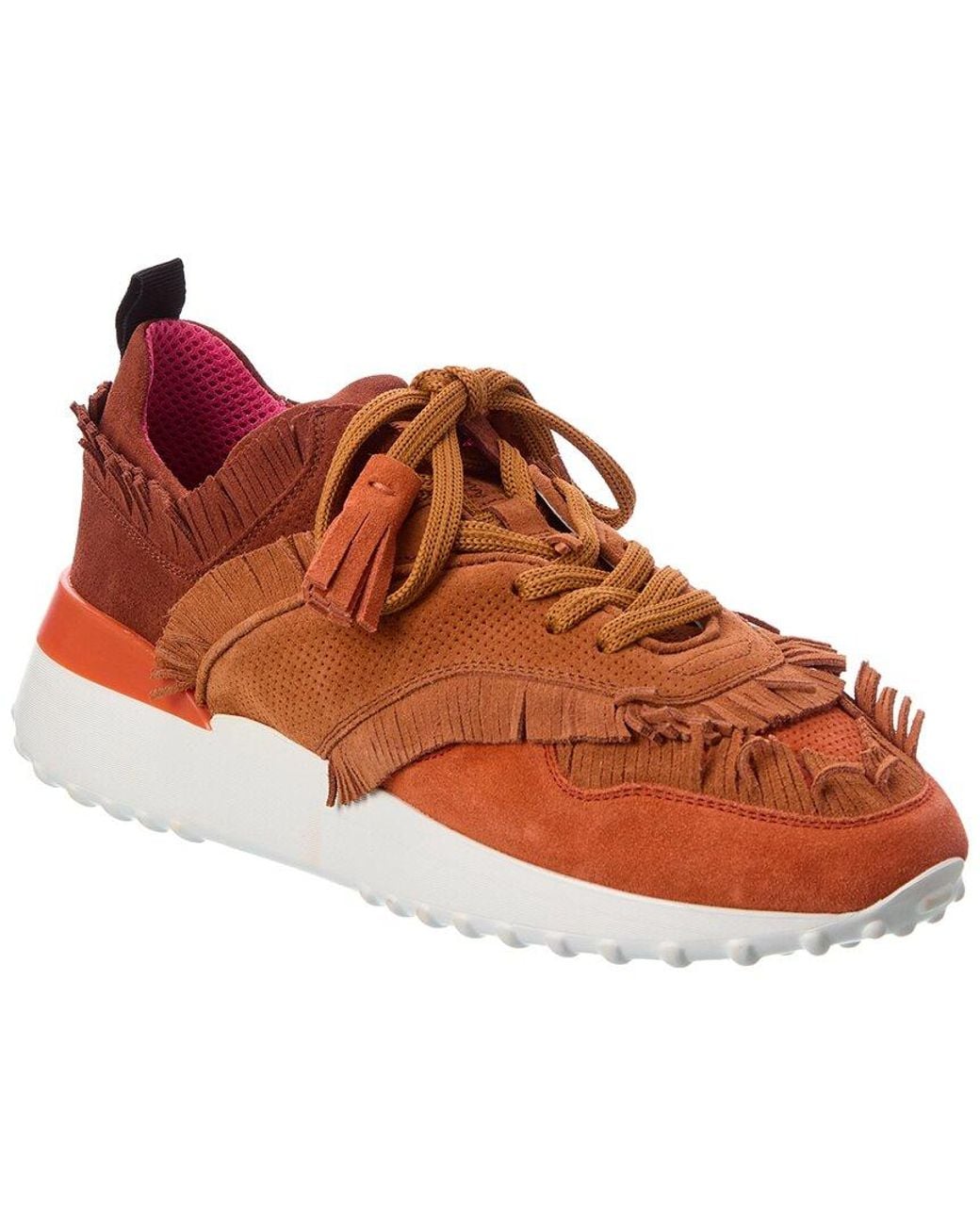 Tod's Brown Suede Sneaker