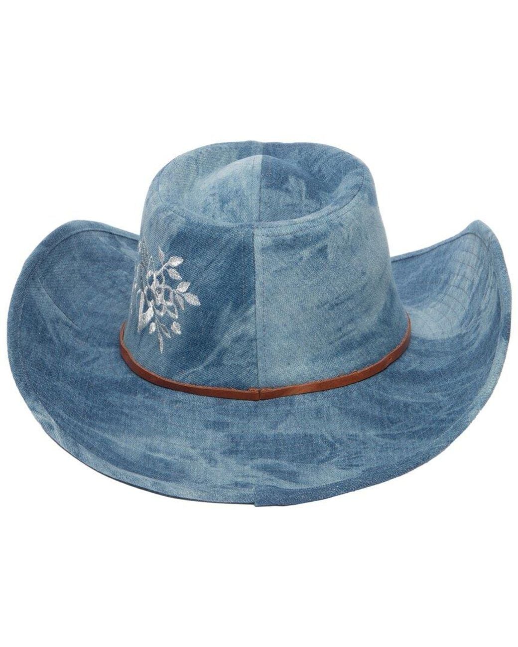 San Diego Hat Blue Cowboy Pinch Hat