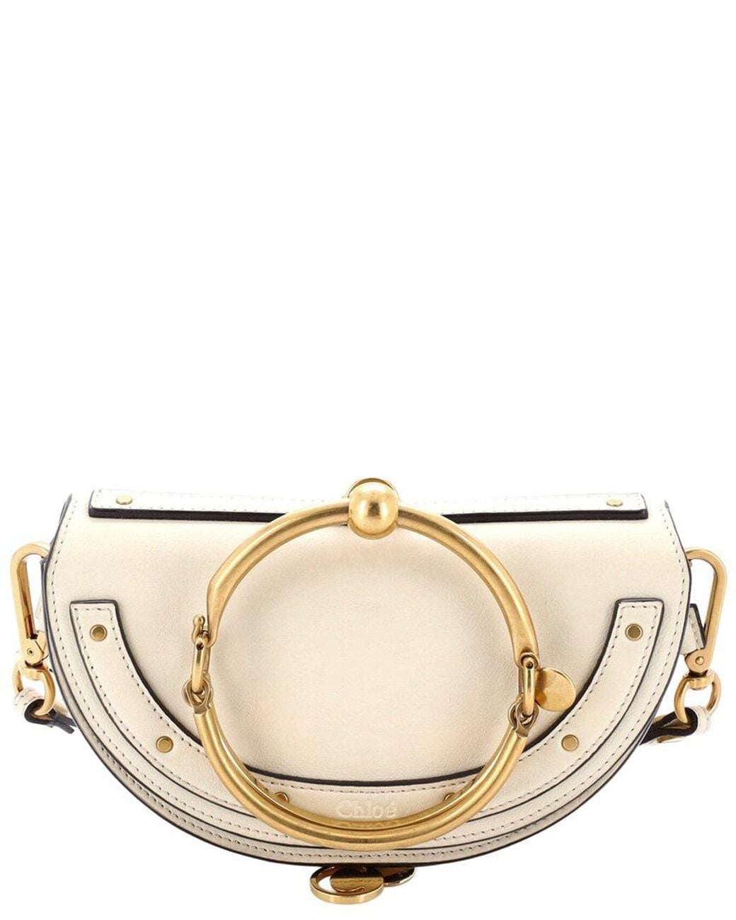 Chloé Natural Leather Nile Crossbody Mini (Authentic Pre-Loved)