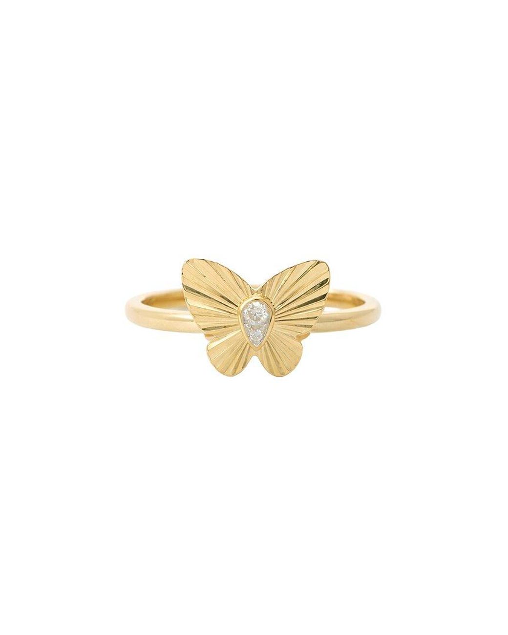 Maitre De Diamant White 18K 0.04 Ct. Tw. Diamond Ring