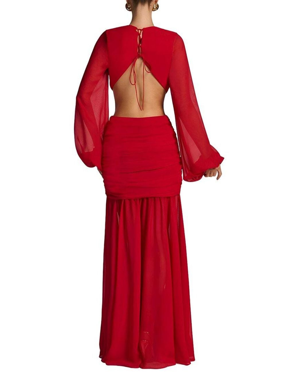 LOEY Red Maxi Dress
