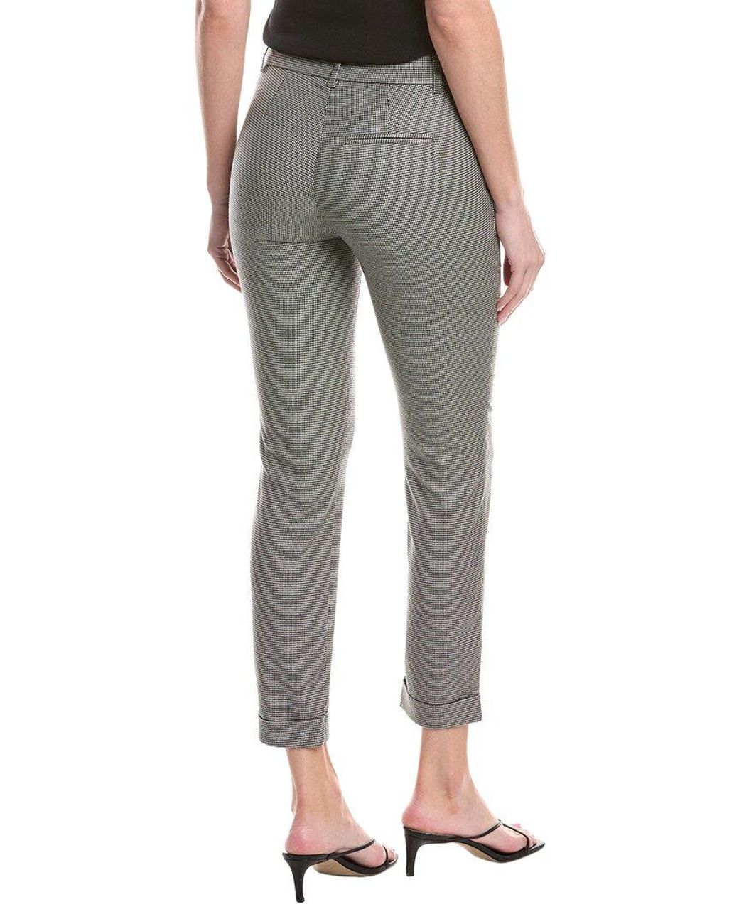 Fabiana Filippi Gray Straight Line Wool-Blend Pant
