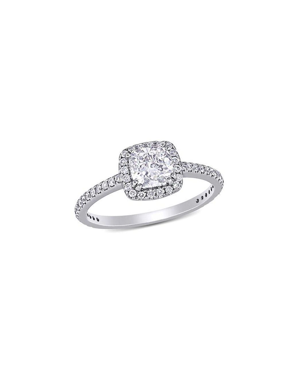 Rina Limor White 14K 1.32 Ct. Tw. Diamond Halo Ring