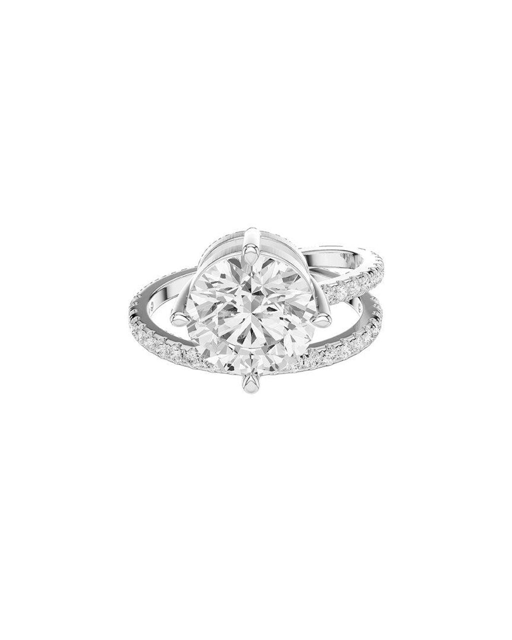 Amairah White 14K 3.50 Ct. Tw. Lab-Grown Diamond Engagement Ring