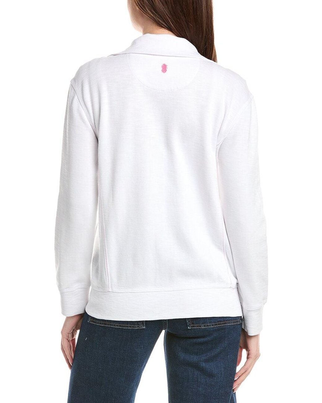 Tommy Bahama White Tobago Bay Full Zip Sweatshirt
