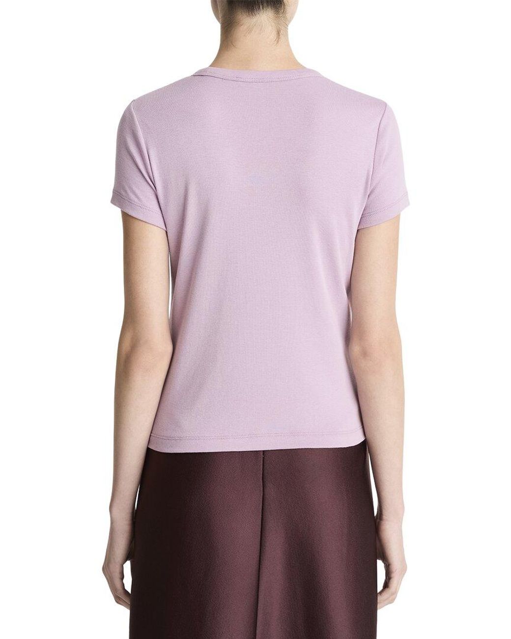 Vince Purple 90S Shrunken Tee