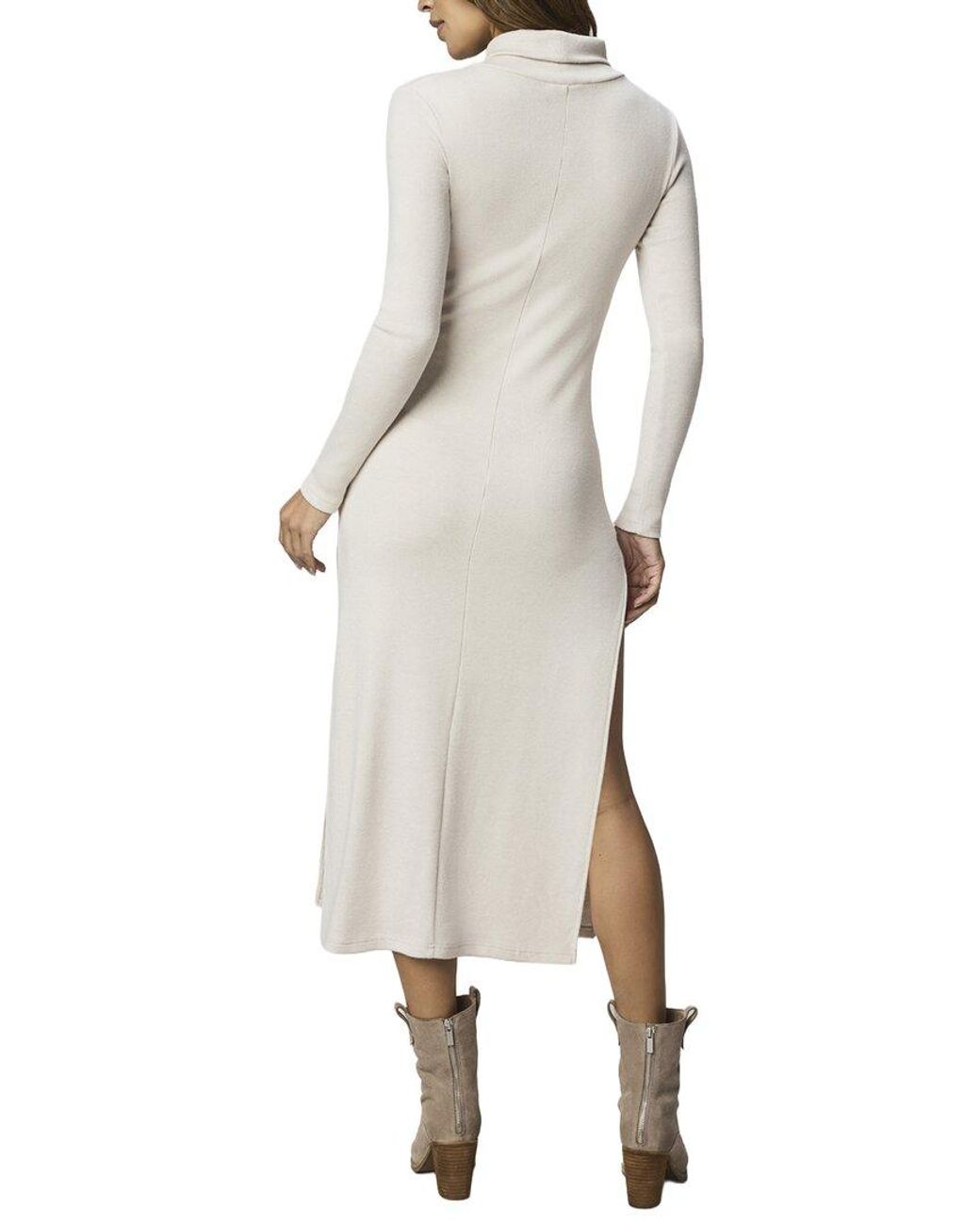 Splendid White Rylee Turtleneck Dress