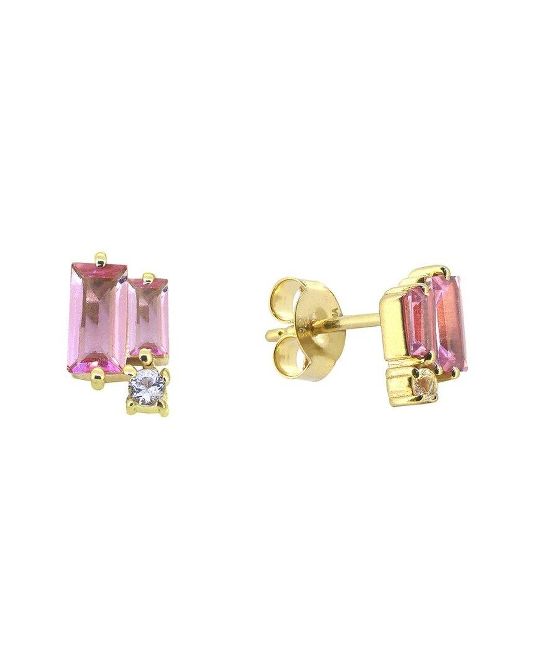 TIRAMISU Pink 14k 1.40 Ct. Tw. Gemstone Earrings