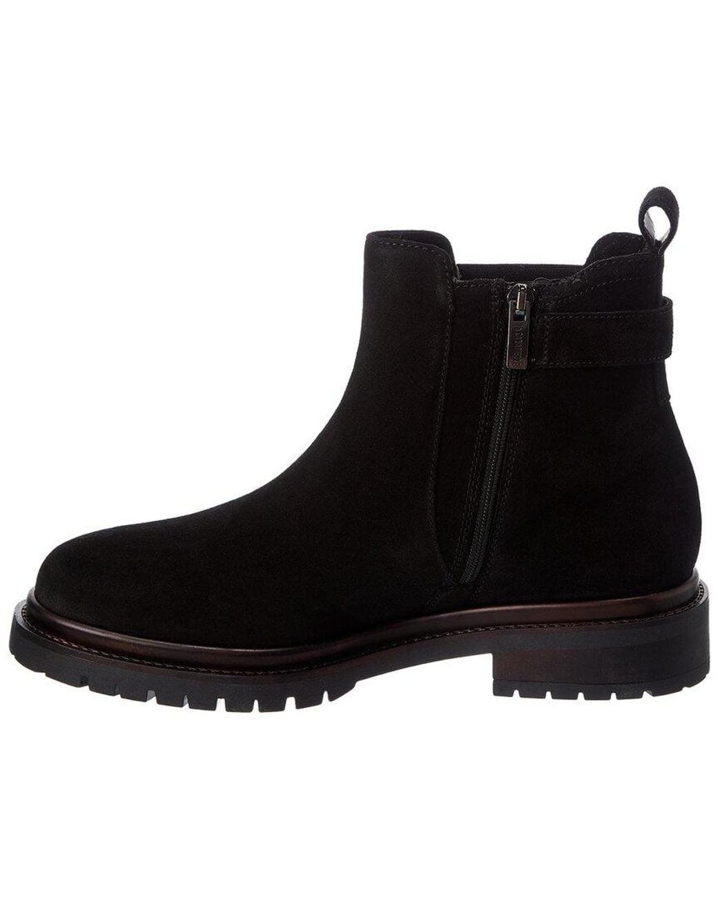 La Canadienne Black Web Suede Boot