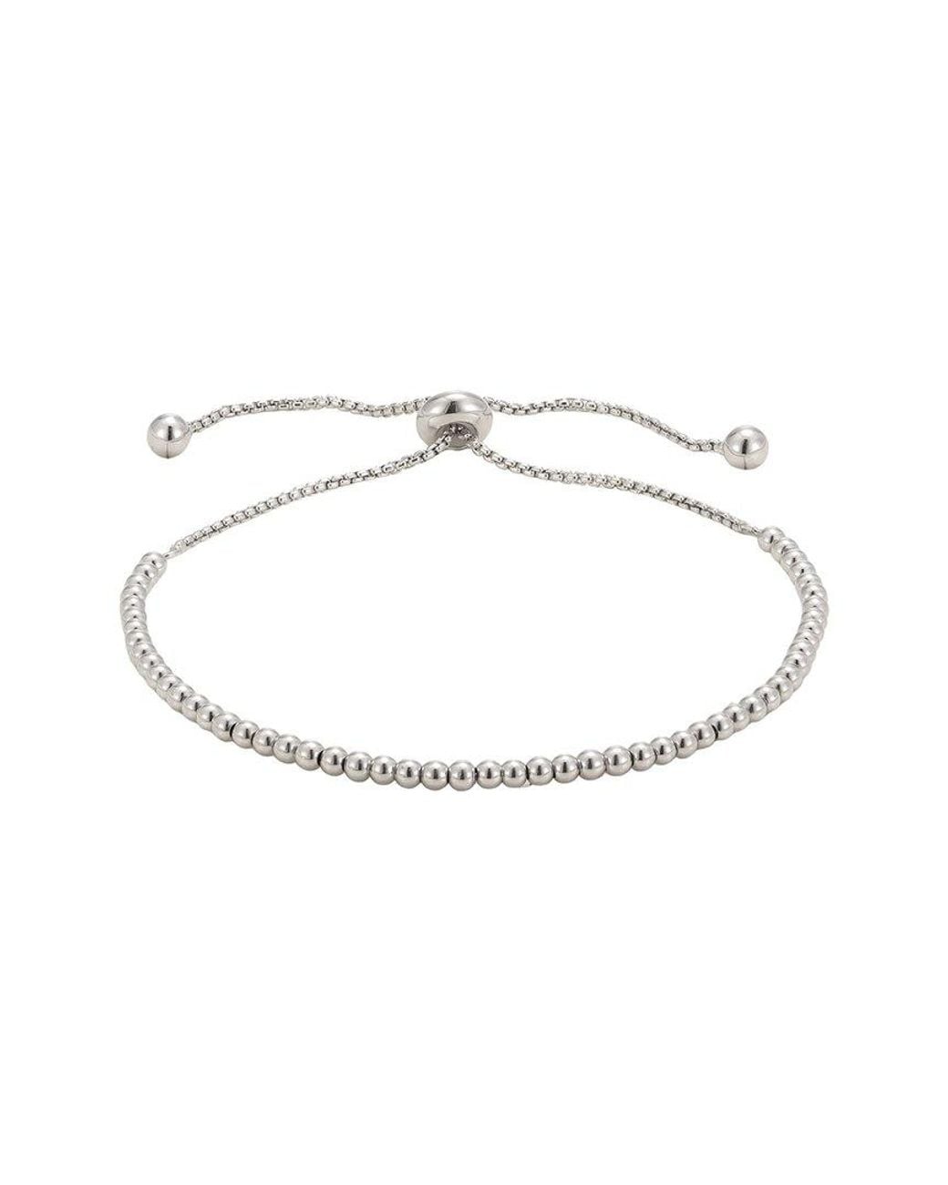 Adornia White Plated Bracelet