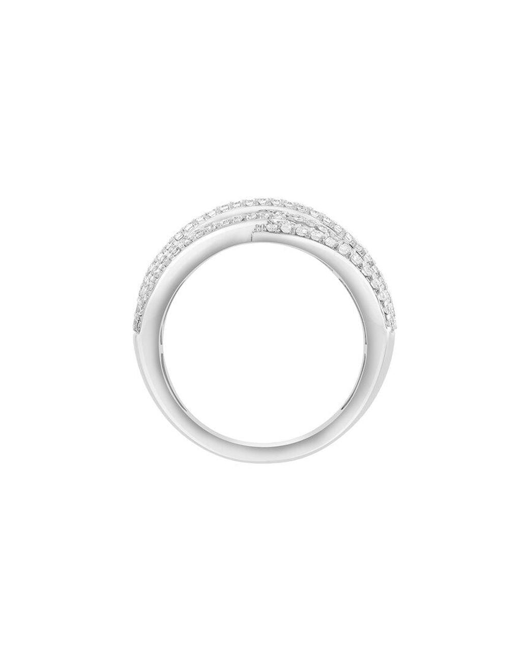 Effy Fine Jewelry White 14K 1.45 Ct. Tw. Lab-Grown Diamond Ring