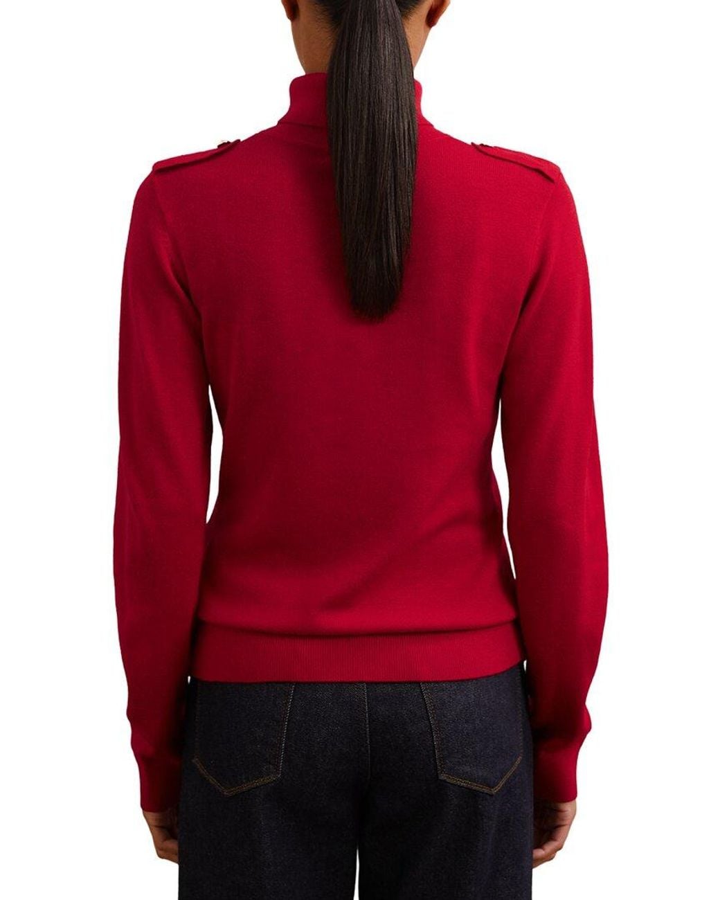 Reiss Red Corrine Jumper