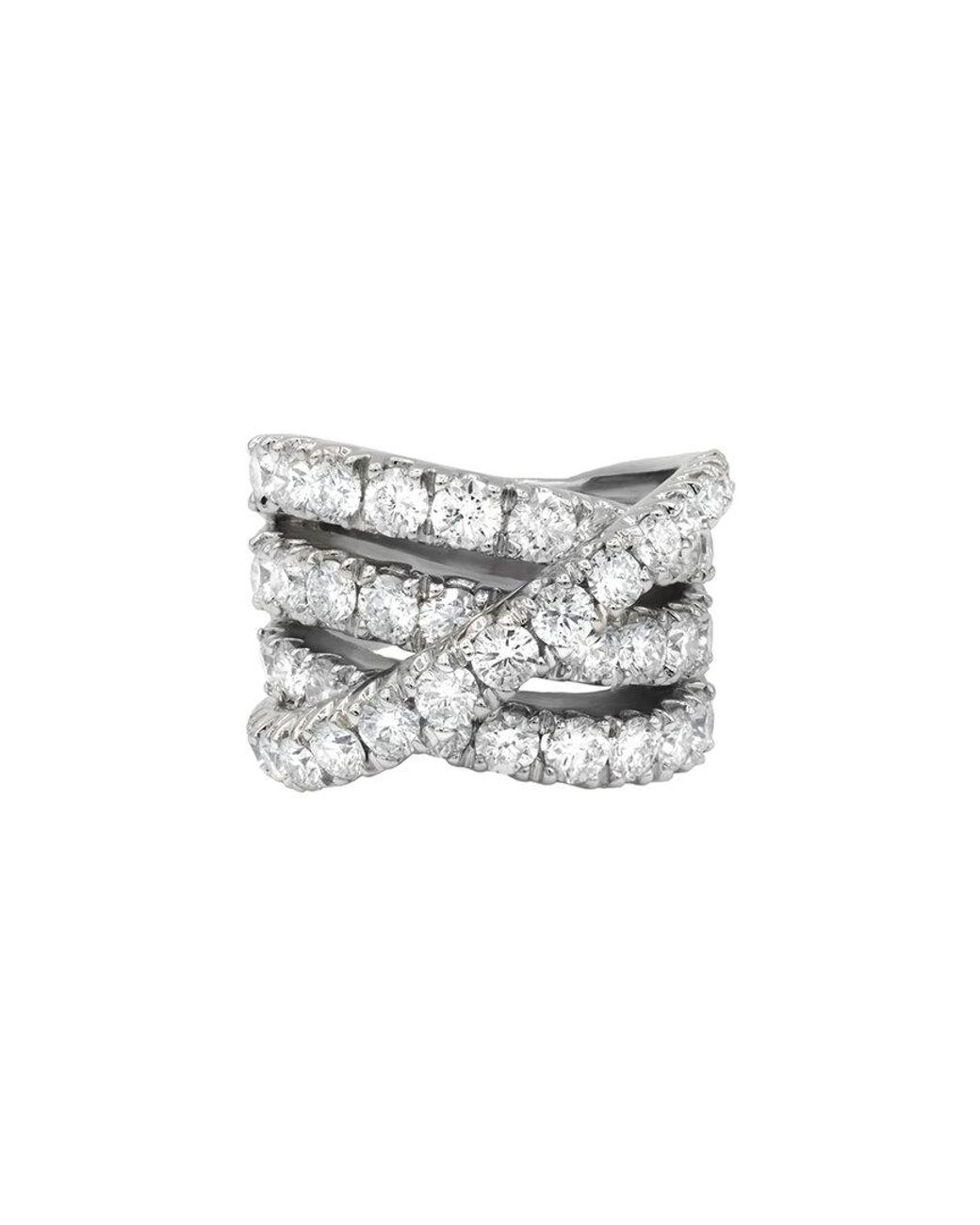 Diana M White Fine Jewelry 18K 8.10 Ct. Tw. Diamond Eternity Ring