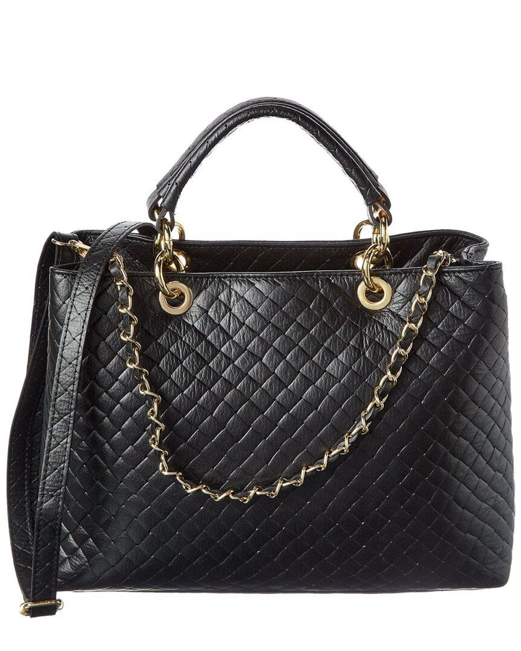 Isabella Rossetti Black Elspeth Leather Handbag
