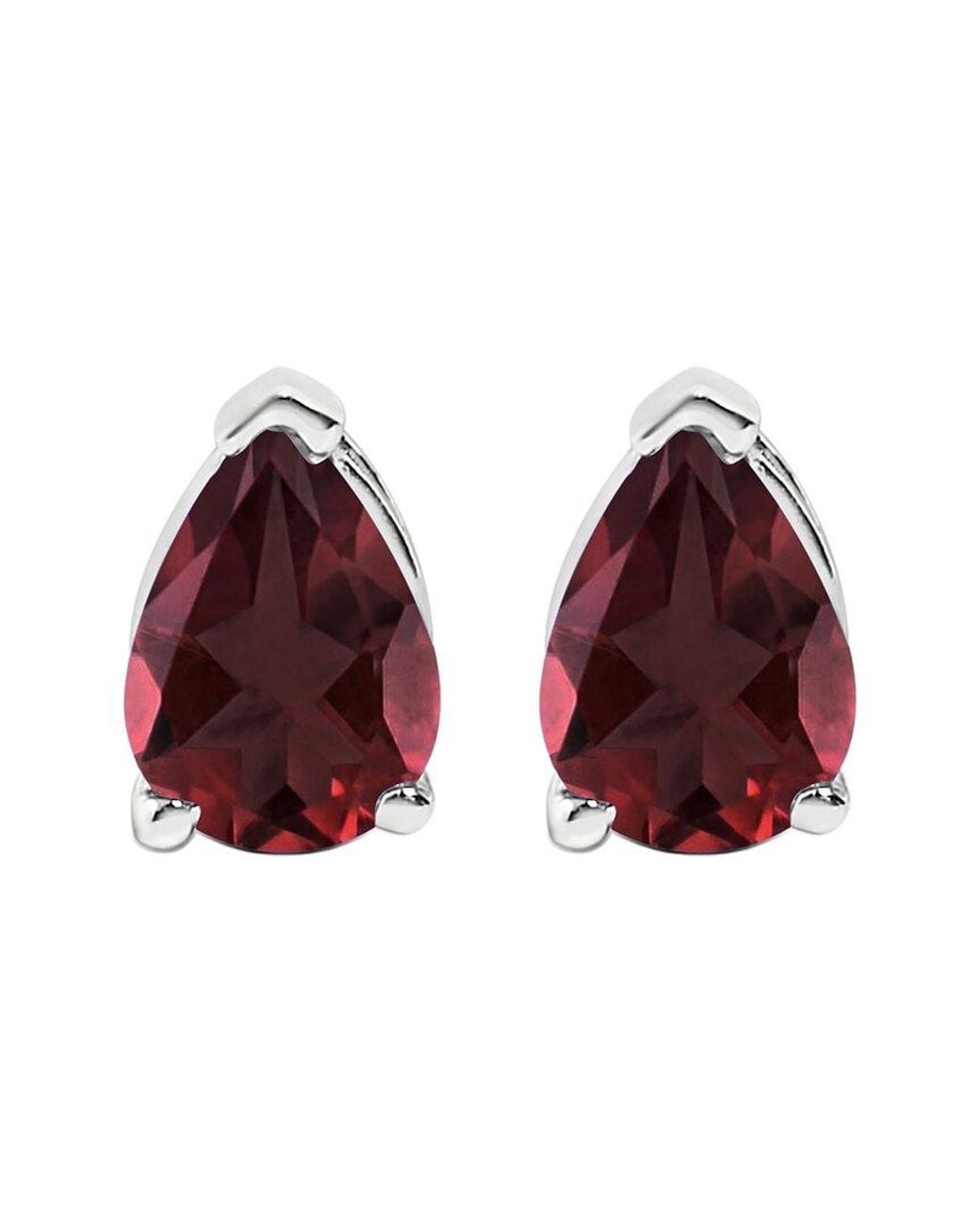 Haus of Brilliance Multicolor Colorful Gemstones 14K 1.00 Ct. Tw. Garnet Stud Earrings