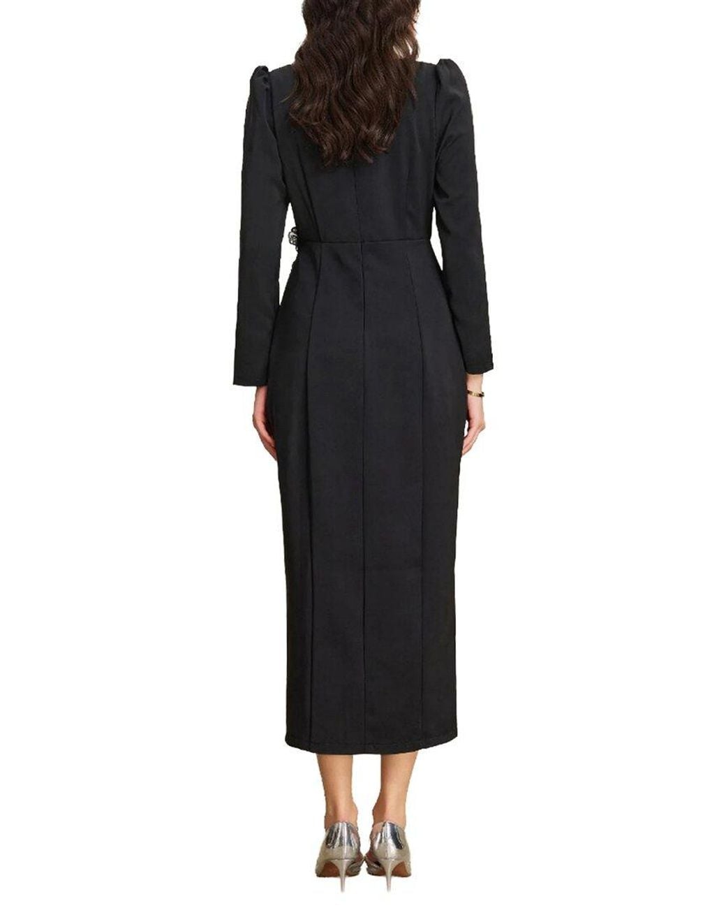 Kaimilan Black Sheath Dress