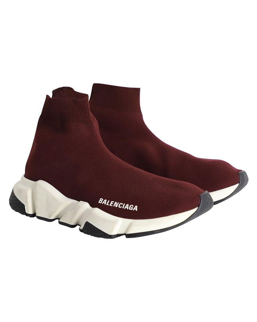 Balenciaga Purple Polyester Speed Sneaker (Authentic Pre-Loved)