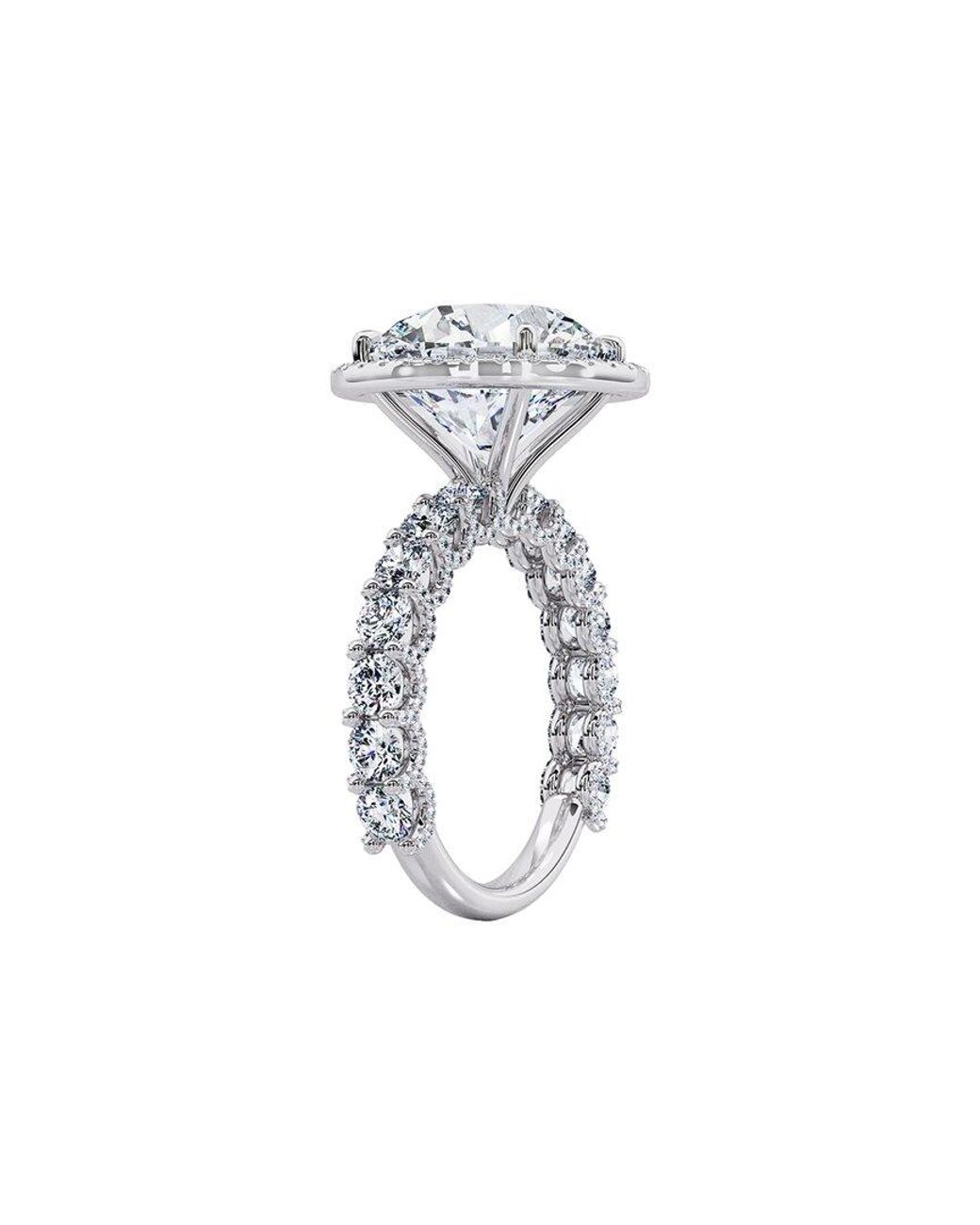 Lab Grown Diamonds White 14K 10.00 Ct. Tw. Lab-Grown Diamond Ring