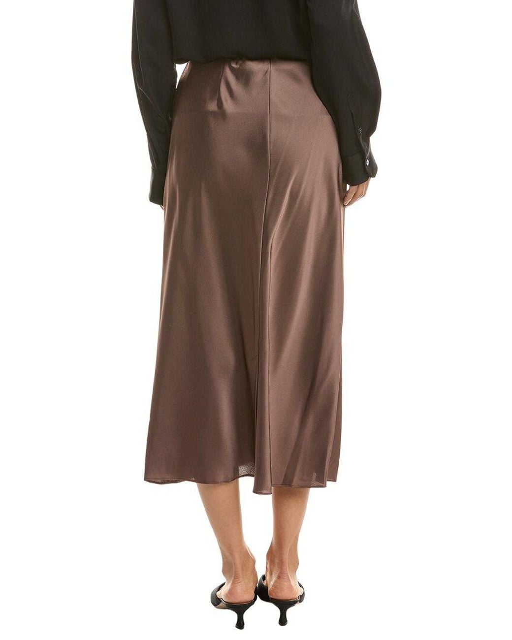 Vince Brown Slip Skirt