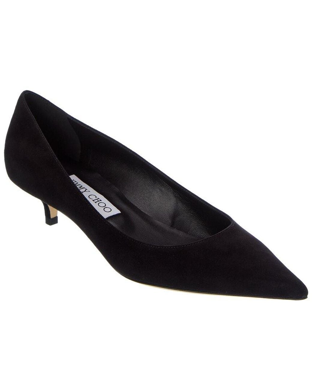 Jimmy Choo Black Amelia Suede Pump