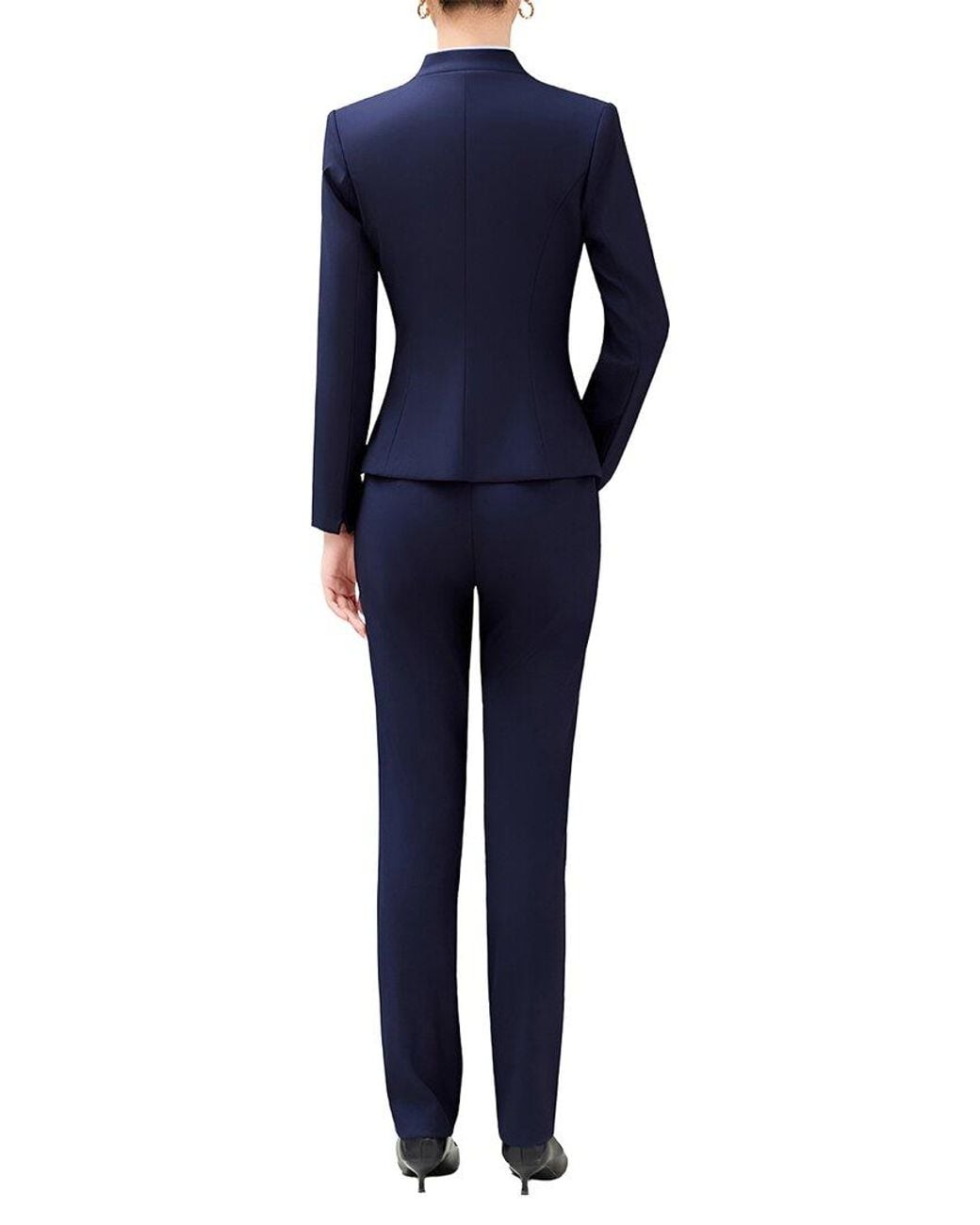 Olivia Taylor Blue 2Pc Jacket & Pant Set