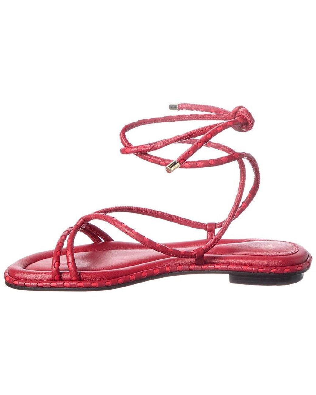 Alexandre Birman Pink Donna Leather Flat