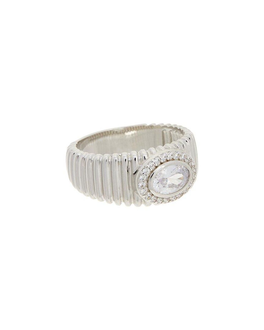 Juvell White 18K Plated Cz Ring