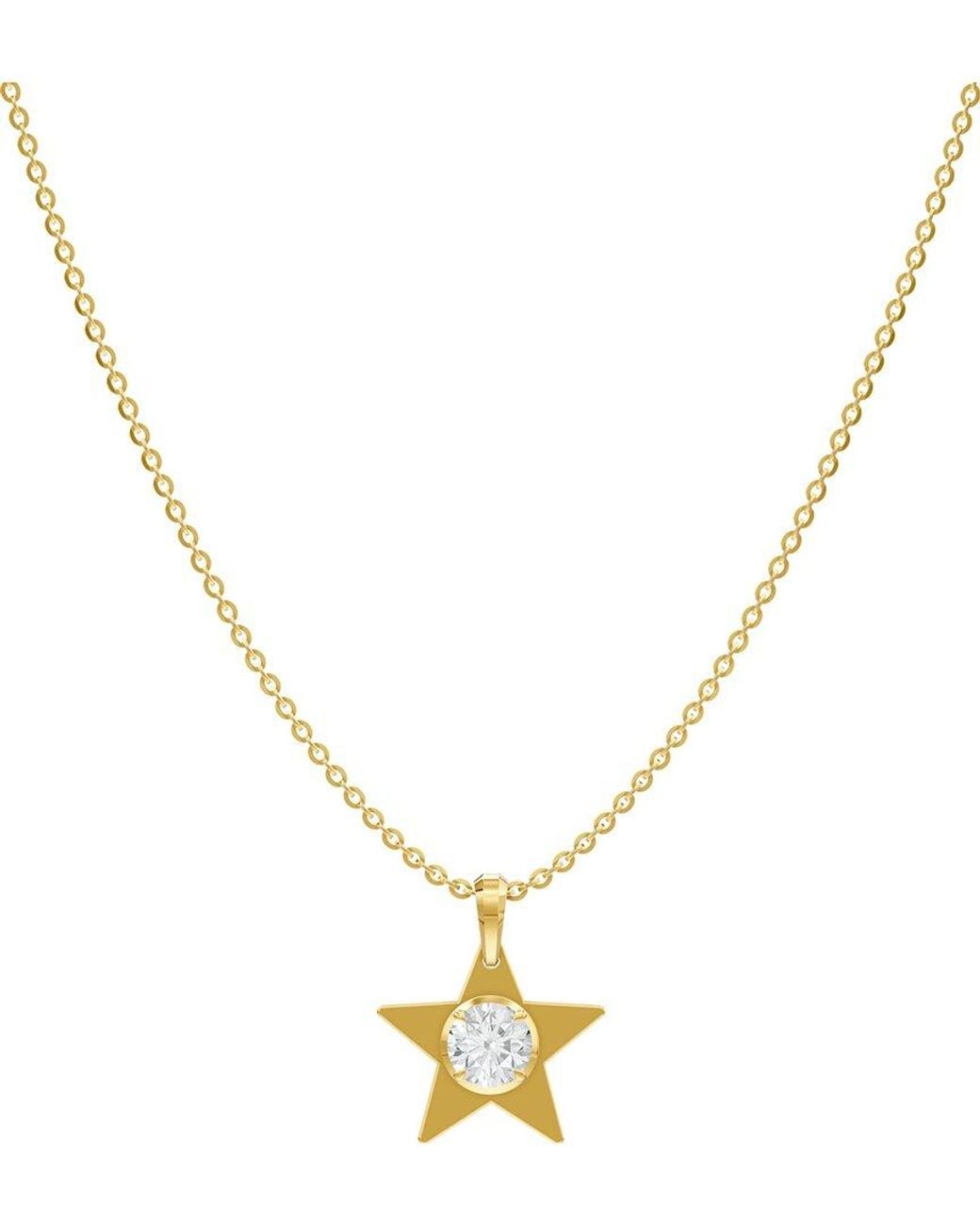 Lab Grown Diamonds Metallic 18K Over 1.00 Ct. Tw. Lab-Grown Diamond Necklace