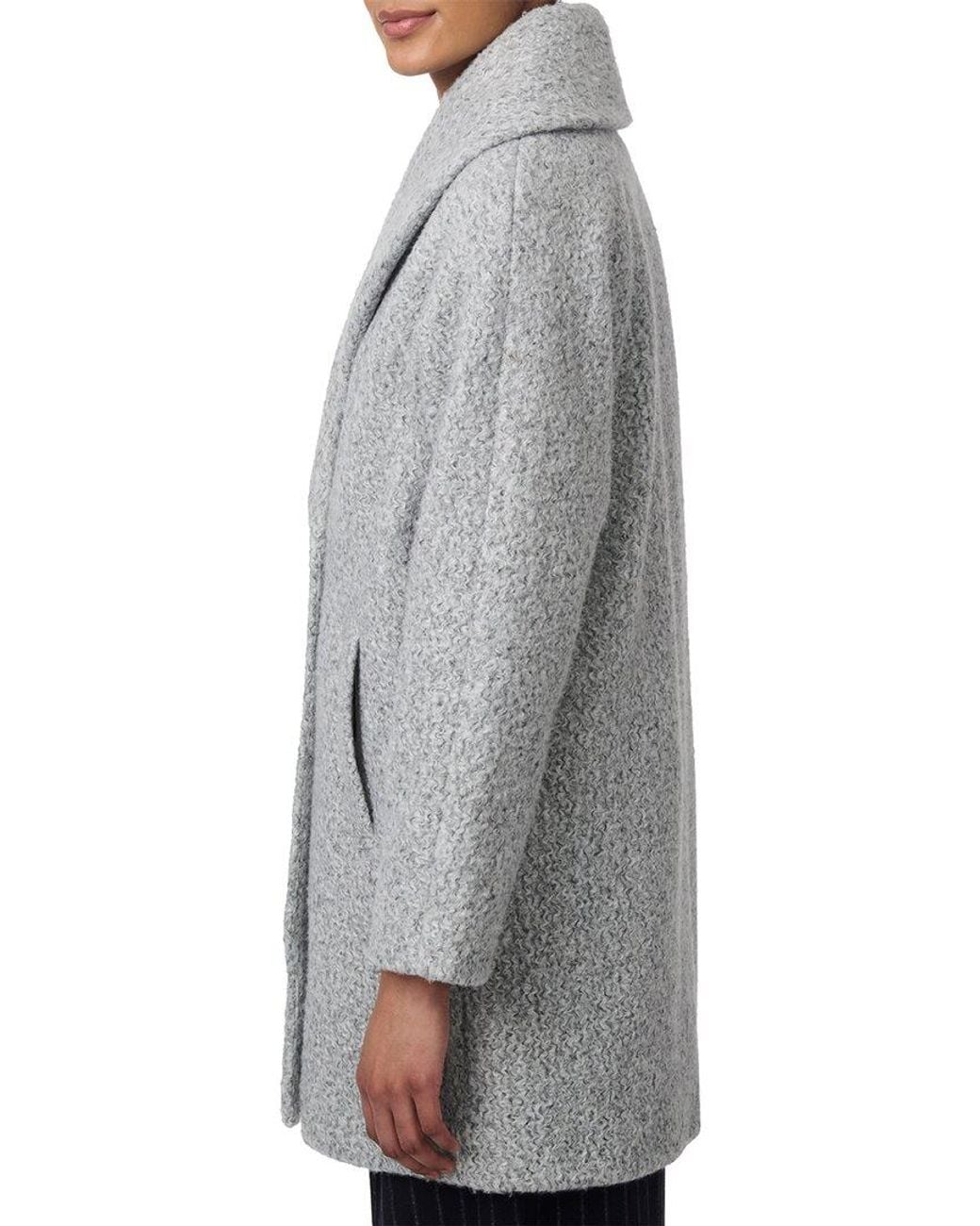 Bernardo Gray Long Coat