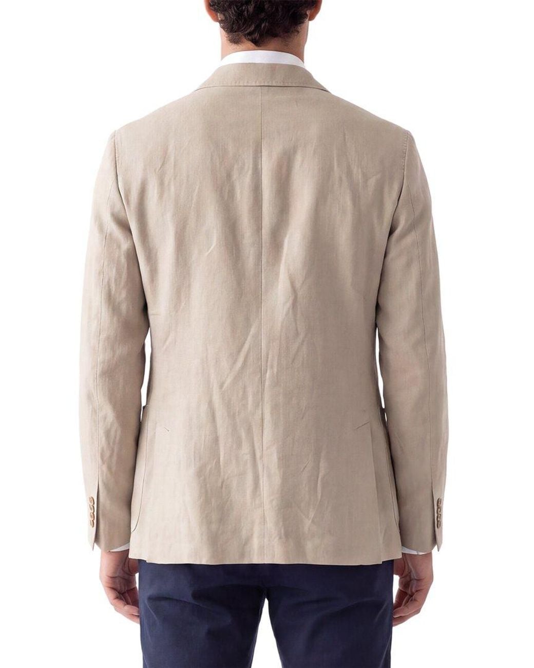 Corneliani Natural Cc Collection Linen-Blend Jacket for men