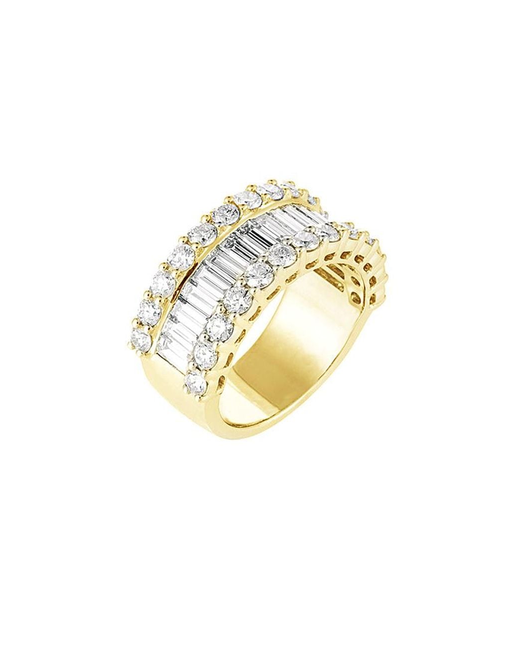 Diana M Metallic Fine Jewelry 18k 3.50 Ct. Tw. Diamond Ring