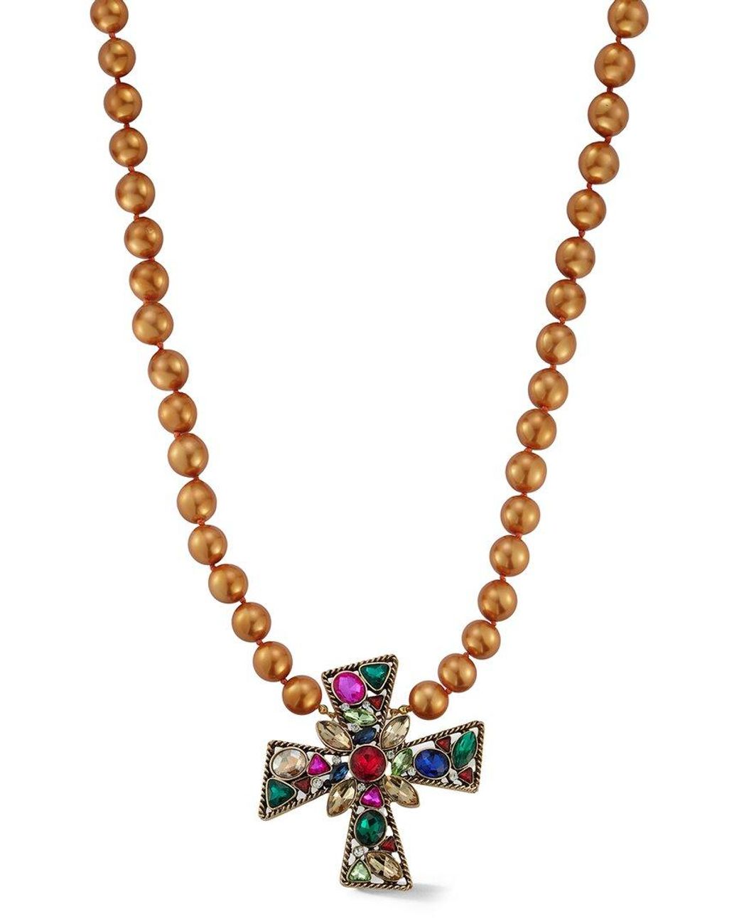 Sphera Milano Metallic Plated Cz Necklace