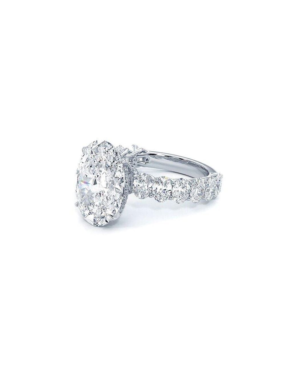 Lab Grown Diamonds White 14K 7.00 Ct. Tw. Lab-Grown Diamond Lucida Ring