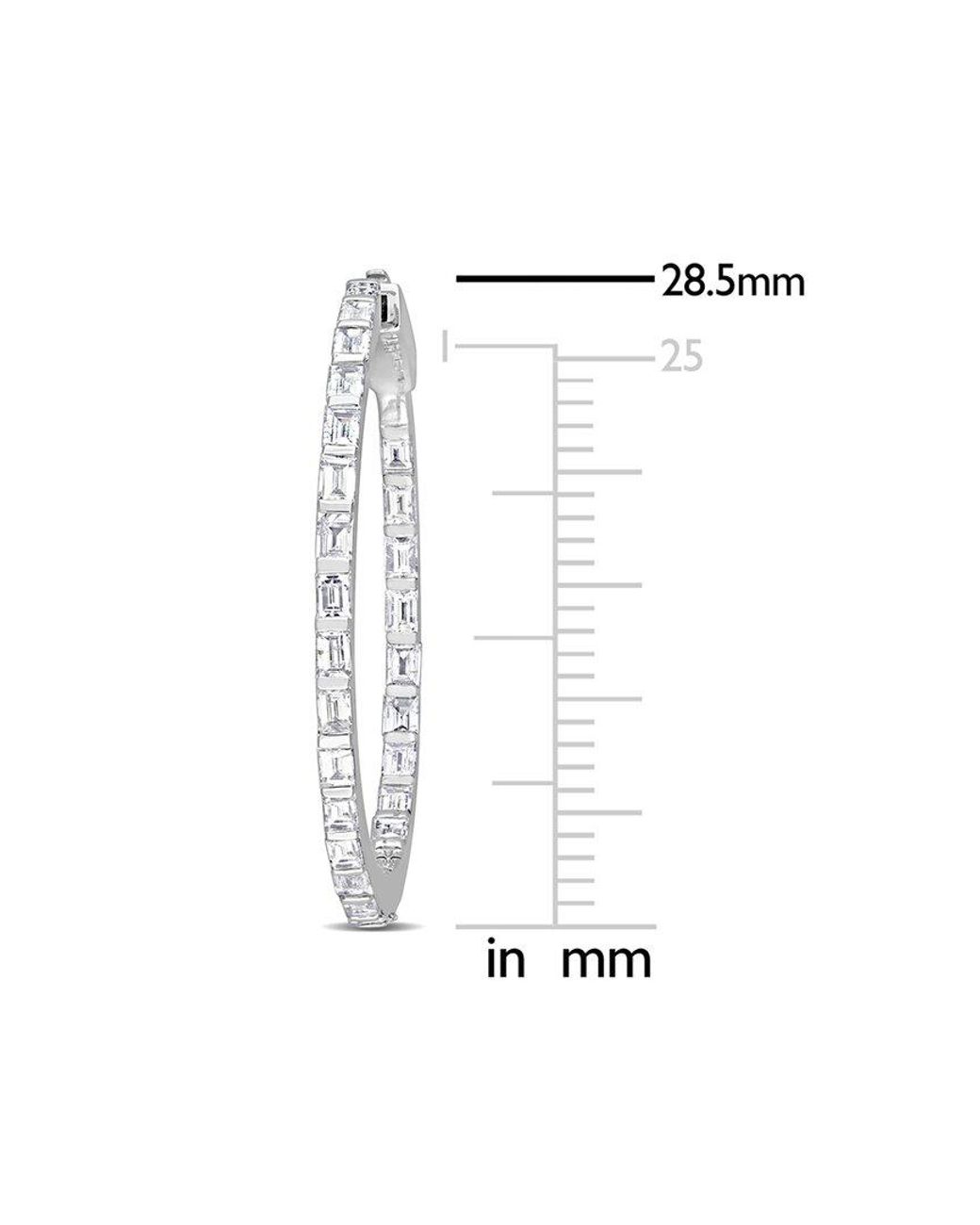 Rina Limor White 14k 2.08 Ct. Tw. Diamond Inside-out Hoops