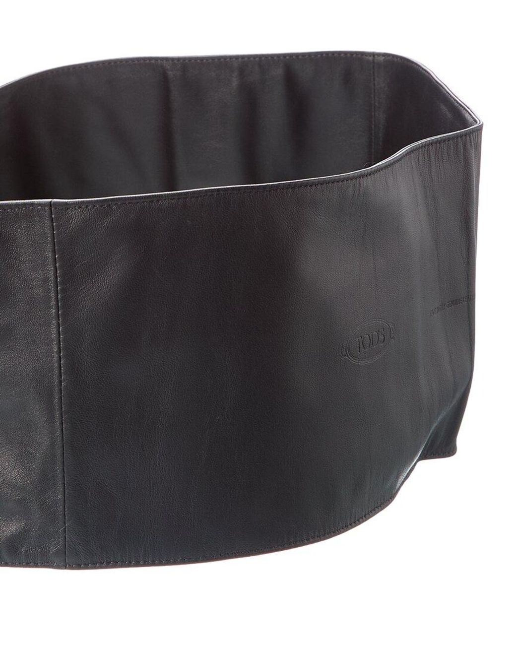 Tod's Black Leather Belt